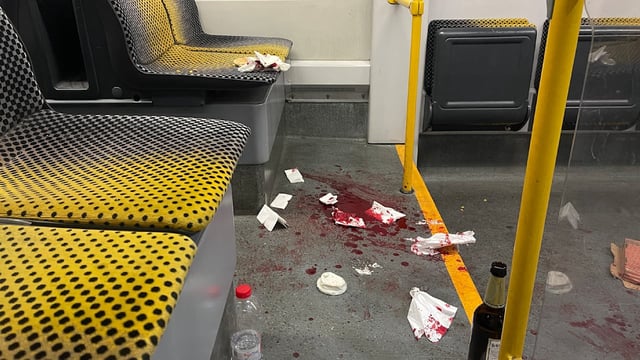US-Amerikaner wird in Dresden in der Tram brutal angegriffen, als er eine Frau beschützt.