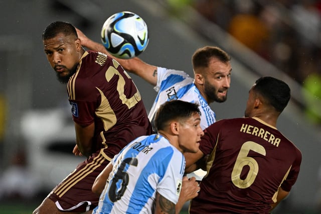 En la primera ronda, en Maturín, Venezuela y la selección argentina igualaron 1 a 1