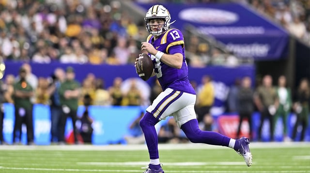 Dec 31, 2024; Houston, TX, USA; LSU Tigers quarterback Garrett Nussmeier (13) runs the ball during the first half against the Baylor Bears at NRG Stadium. Mandatory Credit: Maria Lysaker-Imagn Images