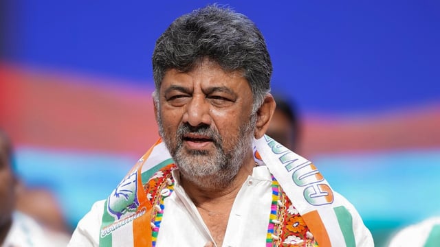 Earlier in the day, DK Shivakumar apologised for reciting the RSS anthem in the Assembly.