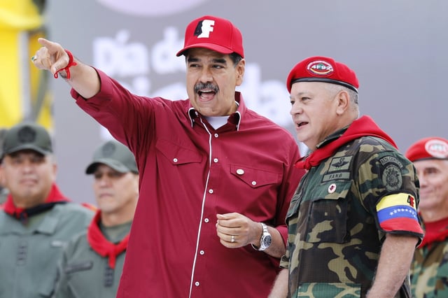 Maduro y Cabello, líderes bolivarianos