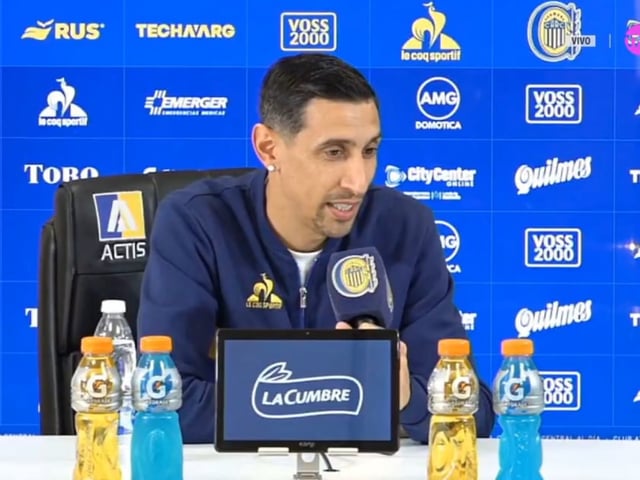 Ángel Di María ofreció una conferencia de prensa este martes tras su golazo en el clásico de Rosario.