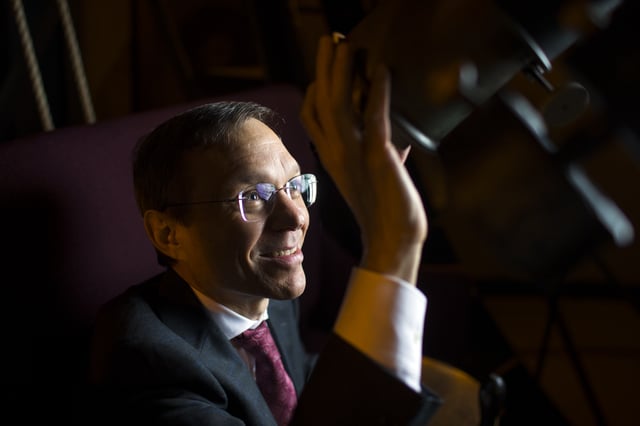 CAMBRIDGE, MA – JANUARY, 28: Avi Loeb, physicist at Harvard University, poses for a portrait in the observatory near his office in Cambridge, MA on January 29, 2019. (Photo by Adam Glanzman/For The Washington Post via Getty Images)
