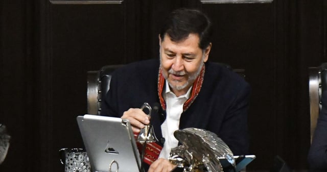 Noroña acusó al Cónsul en Miami de actuar con “servilismo” frente al trato a migrantes en el centro Alligator Alcatraz. Foto: Mario Jasso, Cuartoscuro