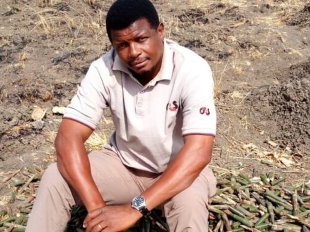 Henry Martin Douglas Macharaga, de Zimbabue, murió cuando manipulaba explosivos en Salta.