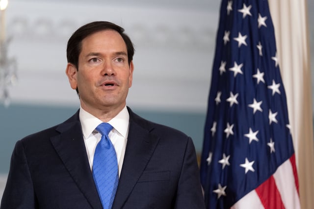 El secretario de Estado norteamericano, Marco Rubio, en Washington.