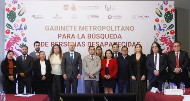 Instalan Gabinete Metropolitano para la Búsqueda de Personas Desaparecidas