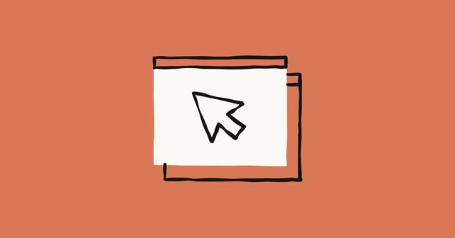 Object browser software interface with geometric shapes and graphic elements
