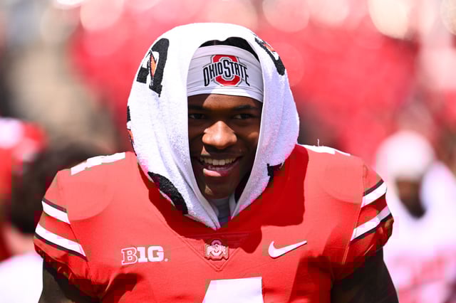 Star WR Jeremiah Smith and the Buckeyes are slight favorites at home over No. 1 Texas on Saturday afternoon.