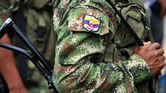 Guerrillero de las Fuerzas Armadas Revolucionarias de Colombia-Ejército del Pueblo (FARC-EP), el 18 de septiembre 2022