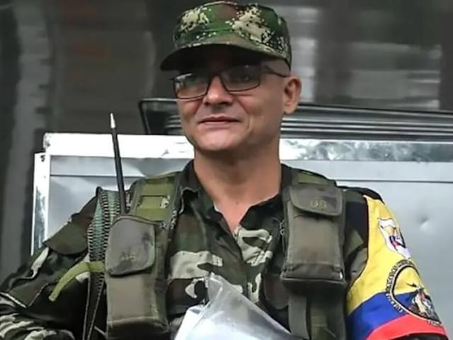 El jefe terrorista de la guerrilla disidente Iván Mordisco