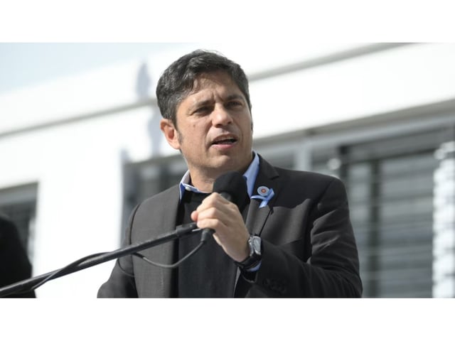 Axel Kicillof, gobernador de la provincia de Buenos Aires.