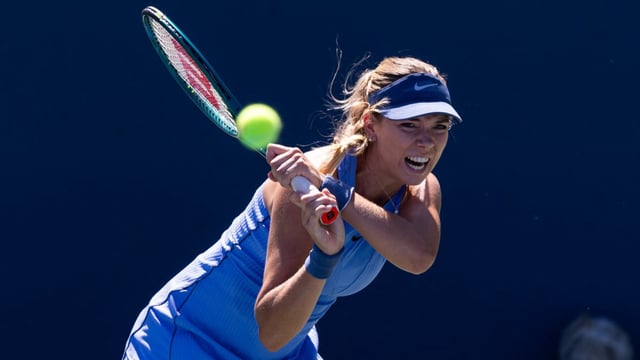 Boulter saved five match points but eventually lost in straight sets