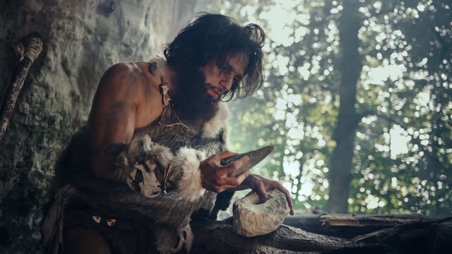 As human thumbs got longer the species’ ability to devise and use tools increased