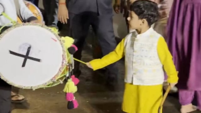 Ganesh Chaturthi: Bharti Singh’s Son Gola AKA Laksh Performs Puja, Plays Dhol As They Bring Bappa Home – Watch