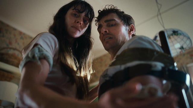 Alison Brie and Dave Franco in 'Together'.