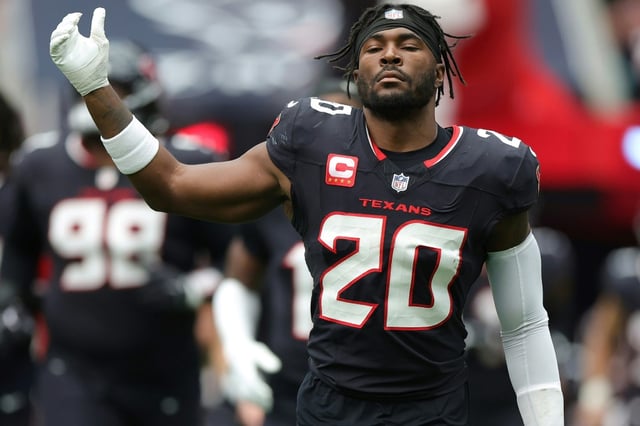 Houston Texans safety Jimmie Ward was placed on the NFL commissioner exempt list by the league, prohibiting him from all team games and practices