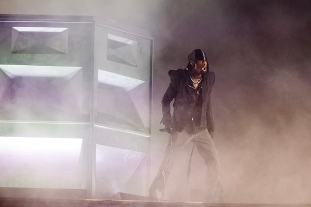 Playboi Carti (pictured performing on the first day of the Rolling Loud Fest at Hollywood Park in Inglewood on Friday, March 3, 2023) will headline the Crypto.com Arena on Oct.14. 
(Photo by Drew A. Kelley, Contributing Photographer)
