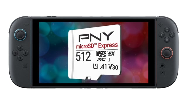 An image about Nintendo Switch 2 gamers can pick up this 512GB microSD Express card for under $100