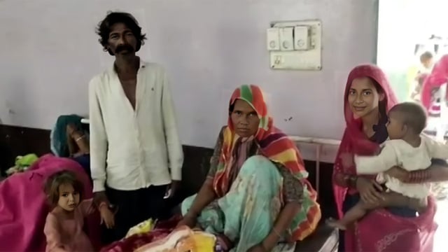 55-year-old woman, Rekha Galbelia (in middle) gave birth to 17th child in Udaipur
