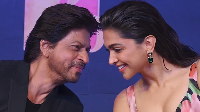 Shah Rukh Khan and Deepika Padukone.