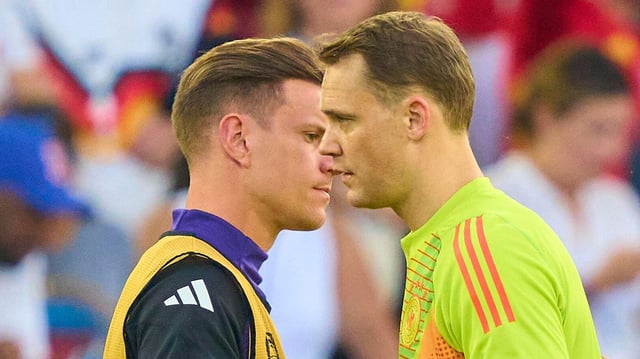Marc-André ter Stegen und Manuel Neuer (Juli 2024)