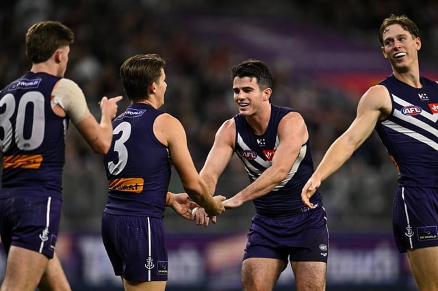 Fremantle’s Andrew Brayshaw, Caleb Serong and Luke Jackson have been nominated for the 2025 AFL Players’ Association’s Most Valuable Player award.