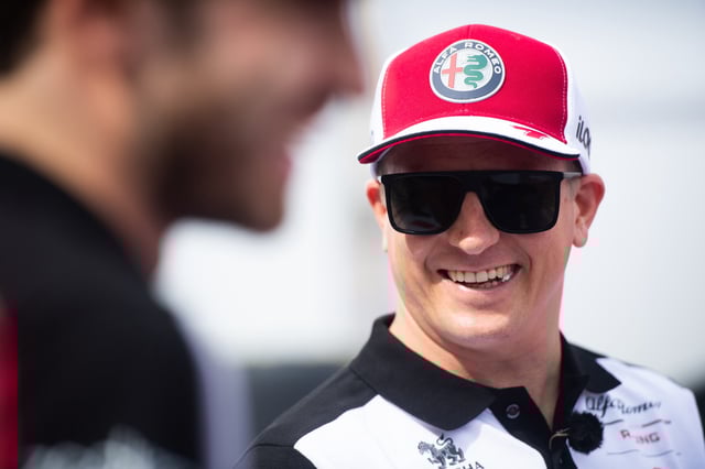 Kimi Raikkonen's response to a post by F1 has drawn a large reaction by fans. Image: XPB Images