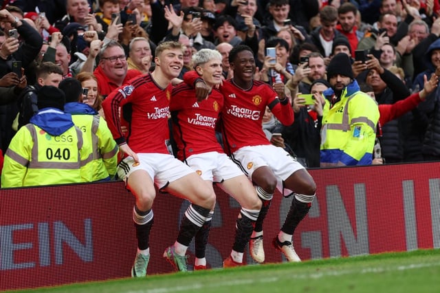 Rasmus Hojlund, Alejandro Garnacho and Kobbie Mainoo are all out of favour (Photo: Getty)