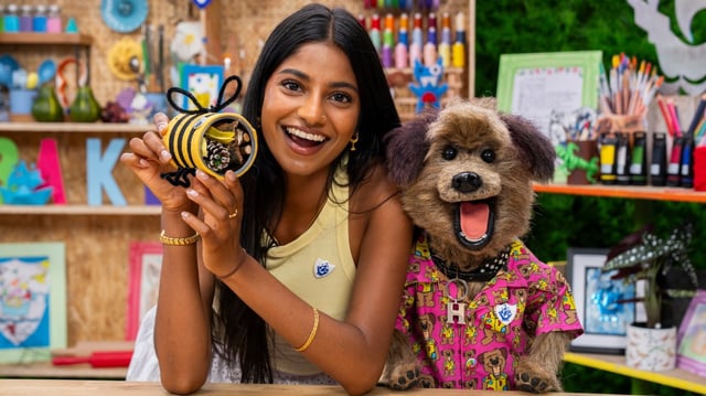 Shini Muthukrishnan and Hacker T Dog are among the hosts of a revamped version of the world’s longest-running children’s television programme