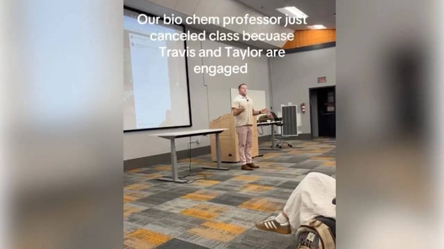 Professor 'Cancels' Midterm Test After Taylor Swift & Travis Kelce Engagement — Students Celebrate