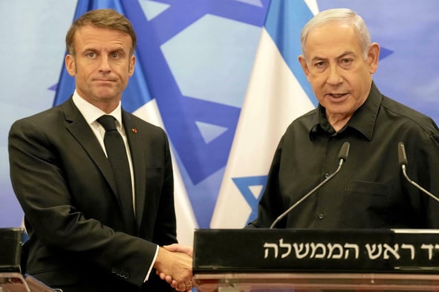 Emmanuel Macron a répondu aux accusations d'antisémitisme de Benyamin Netanyahou dans une lettre rendue publique hier.
