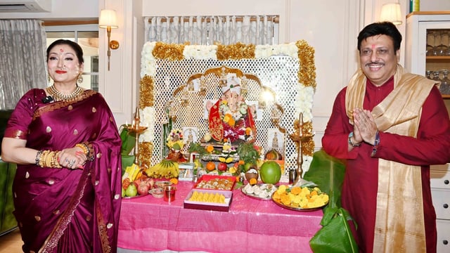 Sunita Ahuja and Govinda