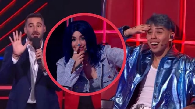 Lali Espósito imitó a Luck Ra en La Voz Argentina.