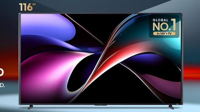 Hisense UX series introduces RGB Mini-LED technology to the Indian market.