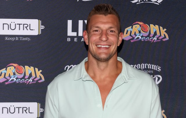 Rob Gronkowski attends WrestleMania After Dark Las Vegas featuring Gronk Beach at LIV Beach Las Vegas on April 20, 2025 in Las Vegas, Nevada.