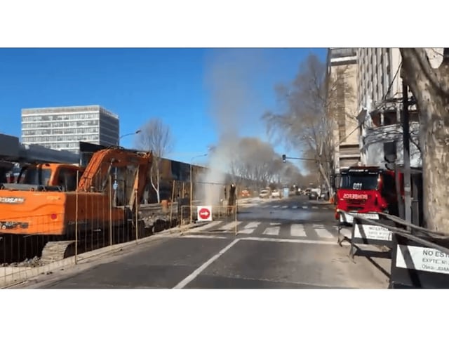 Operativo en Palermo por un escape de gas.