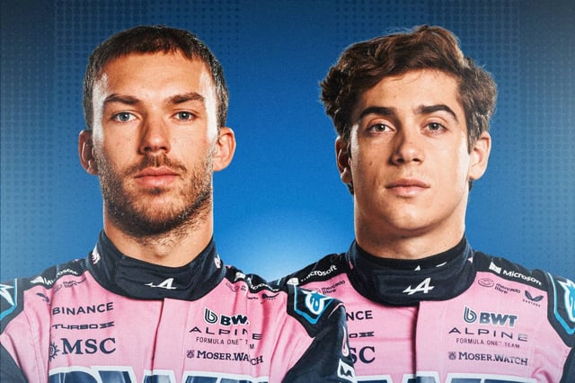 Gasly y Colapinto, pilotos de Alpine (F1)