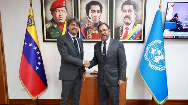 El canciller de Venezuela, Yván Gil, informó que discutió con la ONU las amenazas que enfrenta la región por parte de EE.UU., declarada Zona de Paz en 2014 por la Celac, reconocimiento ratificado por las Naciones Unidas.
