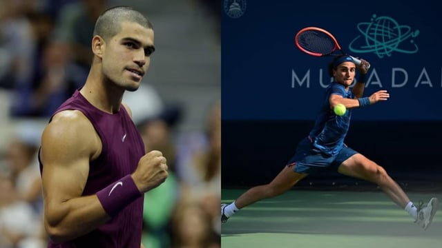Carlos Alcaraz, Mattia Bellucci | Image:  AP, Instagram/@mattiabelluccii