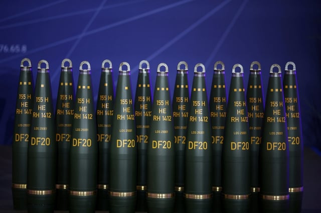 Rheinmetall is ramping up production of artillery ammunition as Europe rearms