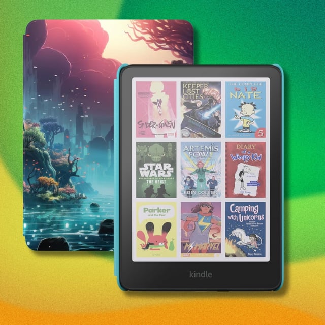 Kids can read to their hearts' content on this version of the Kindle Colorsoft. 