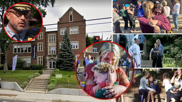 Tiroteo en escuela católica de Minneapolis deja dos niños muertos y 17 heridos. FOTO: Especial