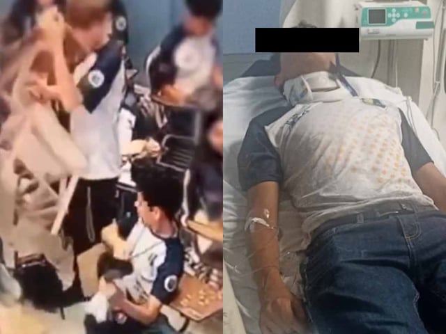 Alumno golpea con putipre a su compañero en Nuevo León