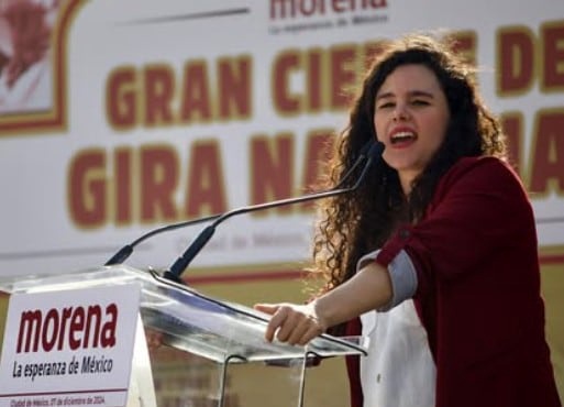 Luisa María Alcalde Luján, dirigente de Morena. | Crédito: IG @luisamalcalde