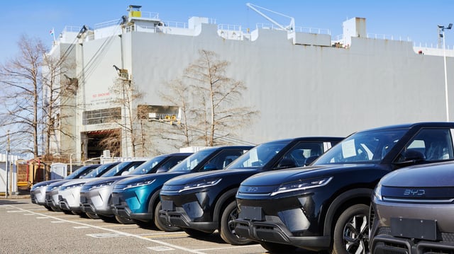 Las primeras 100 unidades de BYD ya llegaron a la Argentina