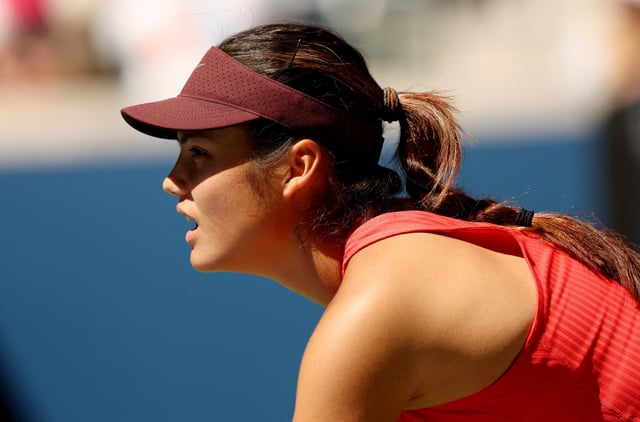 Tennis - U.S. Open - Flushing Meadows, New York, United States - August 27, 2025 Britain's Emma Raducanu during her second round match against Indonesia's Janice Tjen REUTERS/Mike Segar