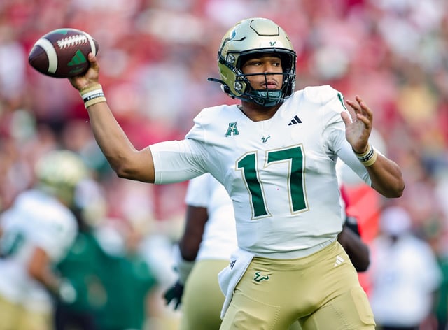 QB Byrum Brown and South Florida are home underdogs vs. reigning Mountain West champ Boise State.