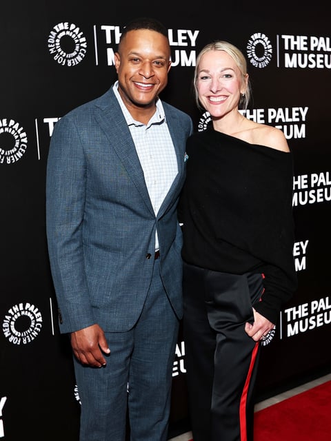 Craig Melvin and Lindsay Czarniak on May 07, 2025 in NYC.