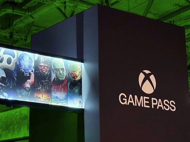 Xbox Game Pass display at Gamescom